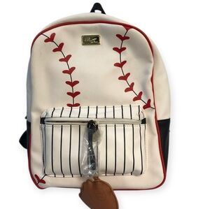 betsey johnson baseball mini backpack Boarder Print Clear with Pouch Betsey Johnson Betsey Johnson mini backpack. ADORABLE